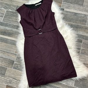 Trina Turk Gray Sleeveless Sheath Dress